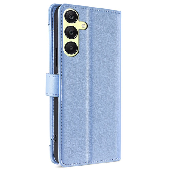 Klopové pouzdro pro Samsung Galaxy A25 5G, Wallet Zipper Pocket, modré