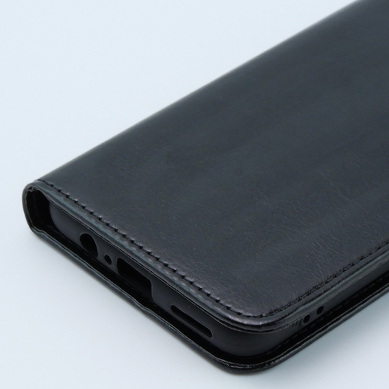 Klopové pouzdro pro Motorola Moto G54 5G, Crazy Horse Wallet, černé