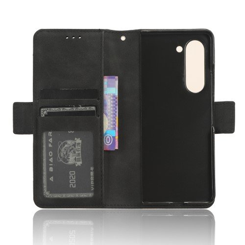 Klopové pouzdro pro Samsung Galaxy Z Fold 5 5G, Card Slot, černé