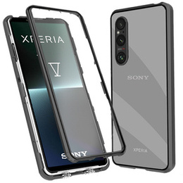 Pouzdro pro Sony Xperia 1 V, Magnetic Dual Glass, černé