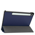 Pouzdro pro Samsung Galaxy Tab S9 FE, trojité, námořnicky modré