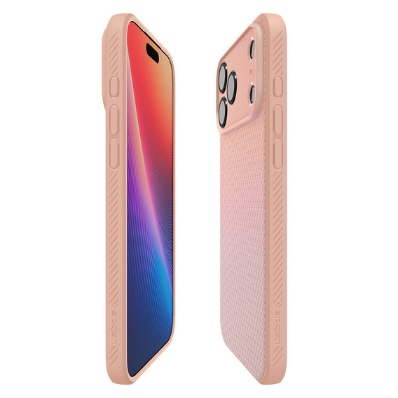 Pouzdro Spigen Liquid Air pro iPhone 17 Pro Max, růžový titan