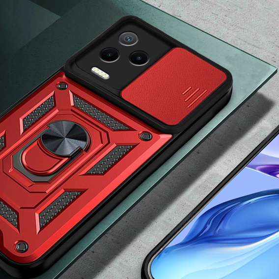 Pouzdro pro Infinix Note 12 2023, CamShield Slide, červené