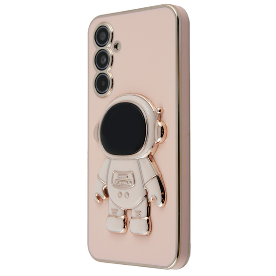 Pouzdro pro Samsung Galaxy A54 5G, Astronaut, růžové rose gold