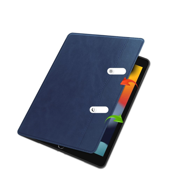 Pouzdro pro iPad 10.2 2021 / 2020 / 2019, Business Card and Pen Slot, modré