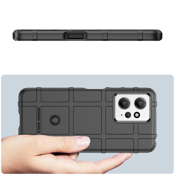 Pouzdro pro Xiaomi Redmi Note 12 4G, Rugged Shield, černé