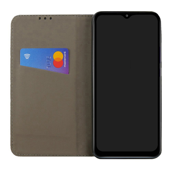 Klopové pouzdro pro Samsung Galaxy A03s, Wallet Smart Magnet, modré