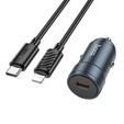 Autonabíječka Hoco Z57 USB-C QC3.0 PD 30W + kabel USB-C na Lightning