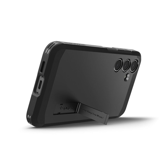 Pouzdro Spigen pro Samsung Galaxy S24 FE, Tough Armor Mag MagSafe, černé + 9H tvrzené sklo