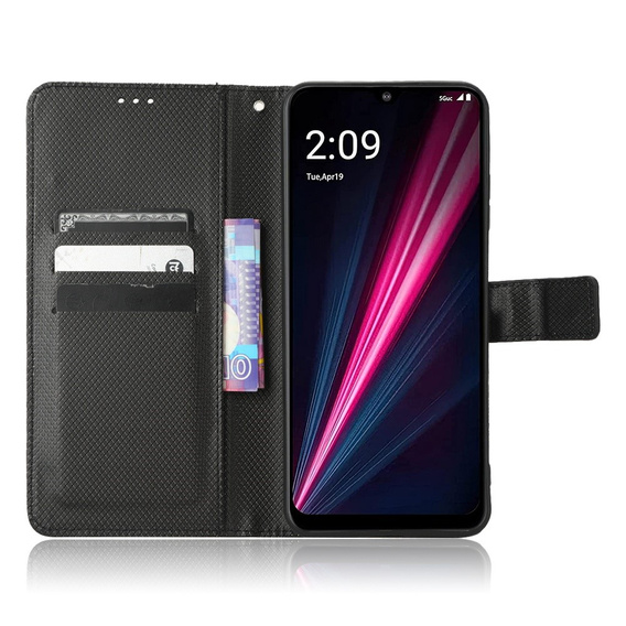 Klopové pouzdro pro T Phone 5G, Wallet Magnet, černé