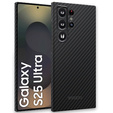 Pouzdro pro Samsung Galaxy S25 Ultra, ERBORD Full Kevlar, pro MagSafe, černé