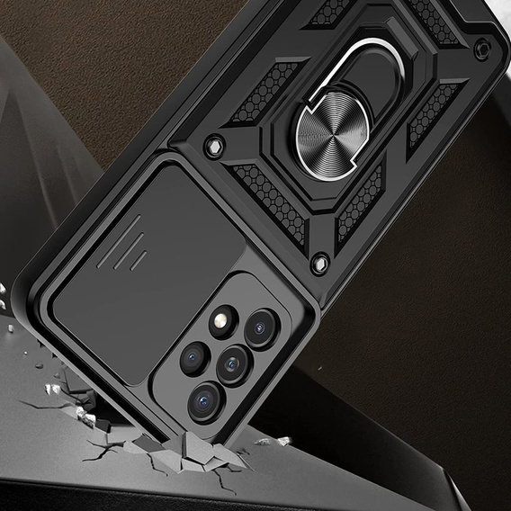 Pouzdro pro Samsung Galaxy A52 / A52s, CamShield Slide, černé