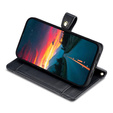 Klopové pouzdro pro Motorola Moto G04 / G24 / G24 Power, Wallet Zipper Pocket, černé