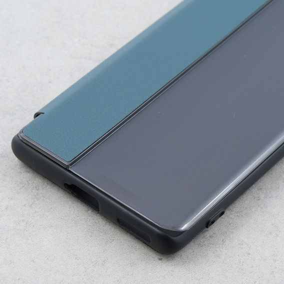 Flipové pouzdro pro Honor 70 5G, Side View, zelené