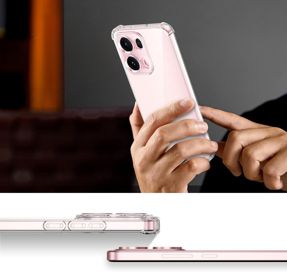 Pouzdro pro Oppo Reno 13 Pro, Dropproof, průhledné
