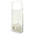 Pouzdro GUESS Liq. Glitter 4 Charms pro iPhone 17 Pro