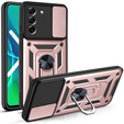 Pouzdro pro Samsung Galaxy S21 FE, CamShield Slide, růžové rose gold