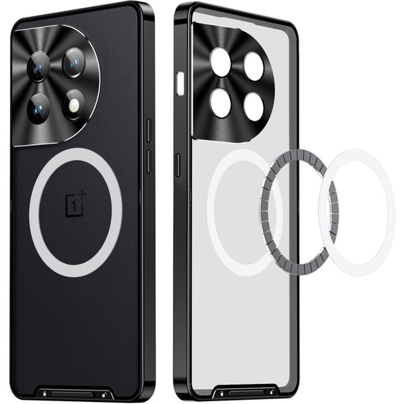 Ochranné pouzdro na fotoaparát pro OnePlus 11 5G, CamShield MagSafe, transparentní / černé