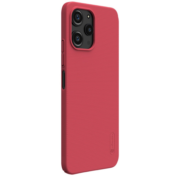 Pouzdro NILLKIN pro Xiaomi Redmi 12 4G, Super Frosted Shield Case, červené