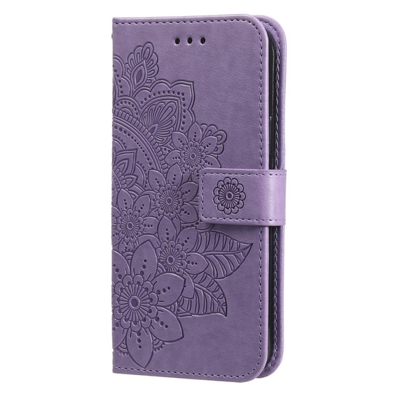 Klopové pouzdro pro Samsung Galaxy A54 5G, Mandala Flower, fialové