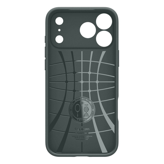 Pouzdro Spigen Liquid Air pro iPhone 17 Pro, Abyss Green