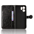 Klopové pouzdro pro Oppo Reno 14F, Wallet Rhombus, černé