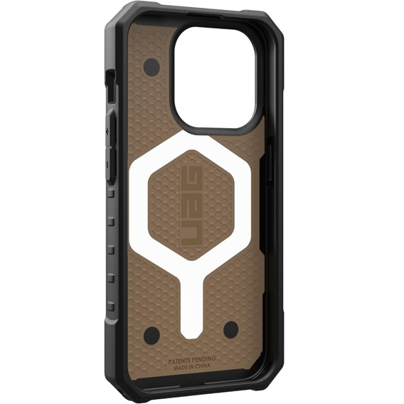 Pouzdro Urban Armor Gear pro iPhone 15 Pro, Pathfinder MagSafe, hnědé