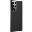 Pouzdro pro Samsung Galaxy S23 Ultra, Cowhide Leather, černé