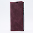 Pouzdro pro Oppo A78 4G, ERBORD Vintage peněženka s klopou, červené