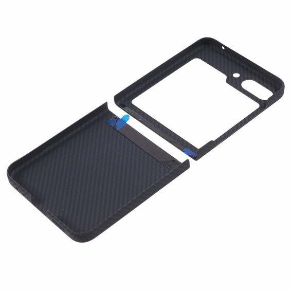 Pouzdro pro Samsung Galaxy Z Flip7 FE / Z Flip6, Aramid Fiber Cover, černé
