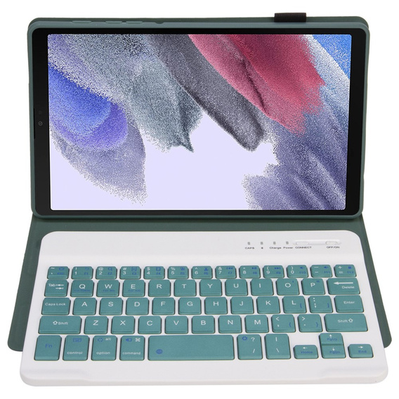 Pouzdro + klávesnice Samsung Galaxy Tab A7 Lite 8.7 T220 / 225, zelené