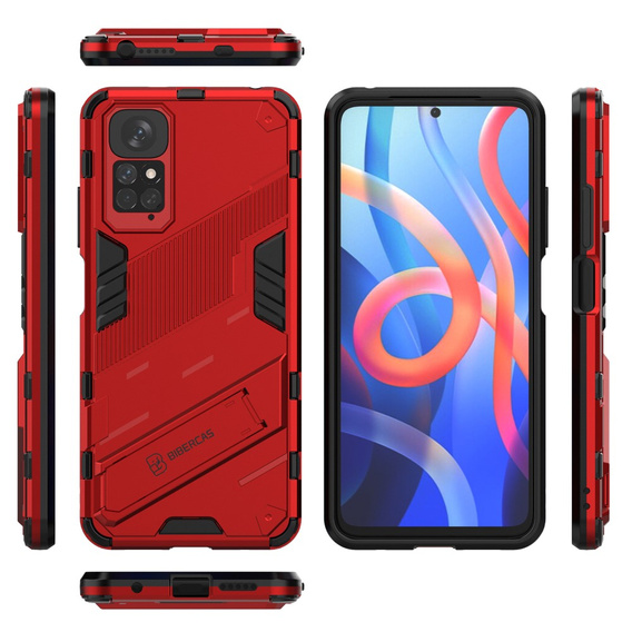 Pouzdro pro Xiaomi Redmi Note 11/11S, Military kickstand, modré