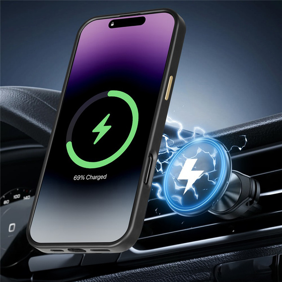 Magnetické pouzdro z aramidového vlákna s kovovým rámečkem fotoaparátu pro iPhone 17 Pro Max