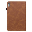 Pouzdro pro Lenovo Tab P11 Gen 2, Wallet Pen Slot, hnědé