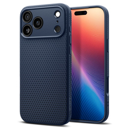 Pouzdro Spigen Liquid Air pro iPhone 17 Pro, námořnická modř