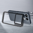 Pouzdro pro Infinix Note 40 Pro Plus, Fusion Hybrid, transparentní / černé