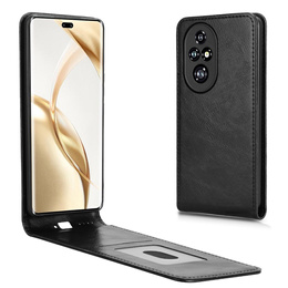 Klopové pouzdro pro Honor 200 Pro 5G, Flip, černé