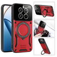 Obrněné pouzdro pro Realme 12 Pro 5G / 12 Pro+ 5G, Magnetic Ring, červené