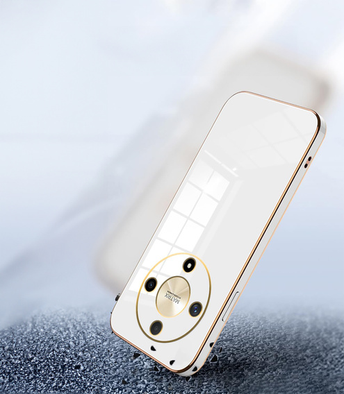 Pouzdro pro Honor Magic 6 Lite 5G, Glamour CamShield, bílé