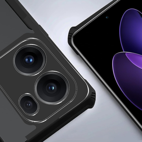 Pouzdro pro Oppo Reno 13F / Oppo Reno 13FS, AntiDrop Hybrid, černé