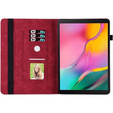 Pouzdro pro Lenovo Tab M9, Wallet Pen Slot, butterflies, hnědé