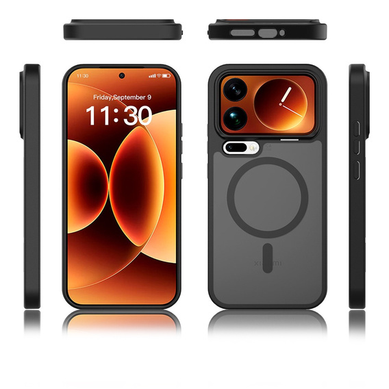 Fusion Hybrid pouzdro pro MagSafe pro Xiaomi 17 Pro Max, černé