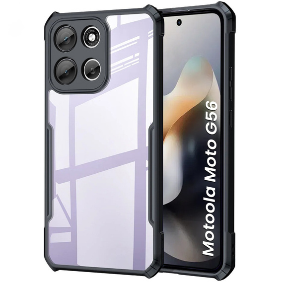 Pouzdro pro Motorola Moto G56 5G, AntiDrop Hybrid, černé