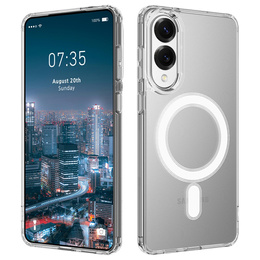 Pouzdro pro Samsung Galaxy S25 Edge, Fusion Hybrid, pro MagSafe, průhledné