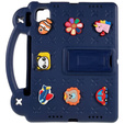 Dětské pouzdro pro Apple iPad Air 11" 6 gen. 2024, Cute Patterns, se stojánkem, námořnicky modré