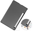 Pouzdro pro Samsung Galaxy Tab S9 FE, trojité, šedé