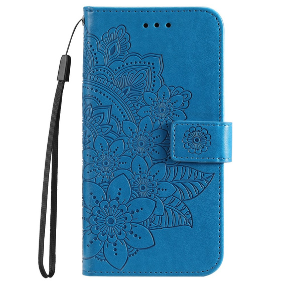 Klopové pouzdro pro Samsung Galaxy A33 5G, Mandala Flower, modré