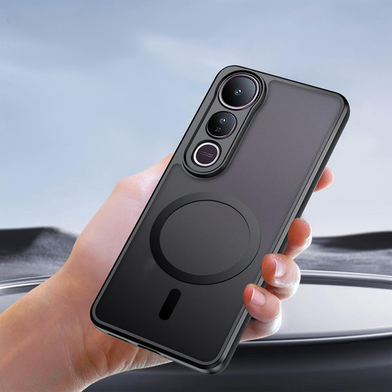 Pouzdro pro Vivo V50 Lite 4G / 5G, pro MagSafe, ERBORD Matt Case, černý
