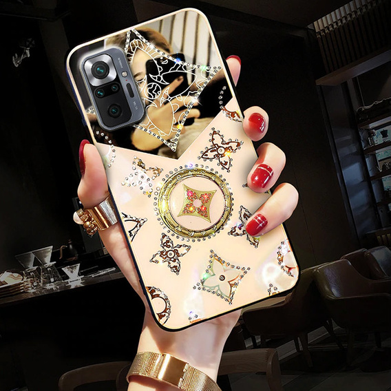 Fashion Pouzdro pro Xiaomi Redmi Note 10 Pro, růžové