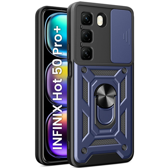 Pouzdro pro Infinix Hot 50 Pro+ 4G, CamShield Slide, modré